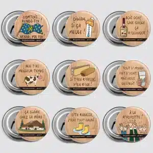 Lot 9 Magnets décapsuleurs